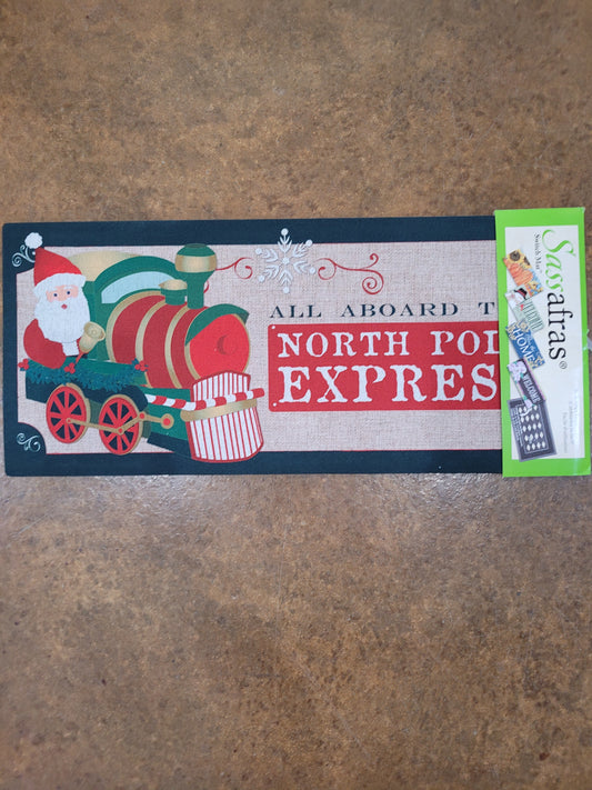 Switch Mat North Pole Express Burlap