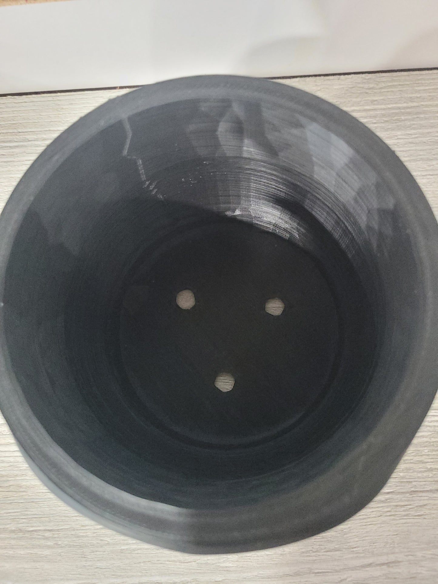Pot Zen Head Lg Black