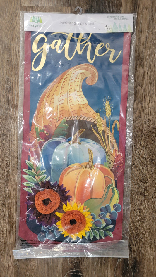 Long Flag Cornucopia Gather
