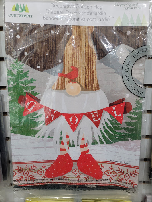 Garden Flag Gnole Gnome