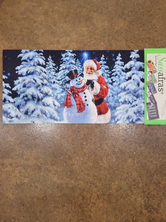Switch Mat Santa Builds A Snowman