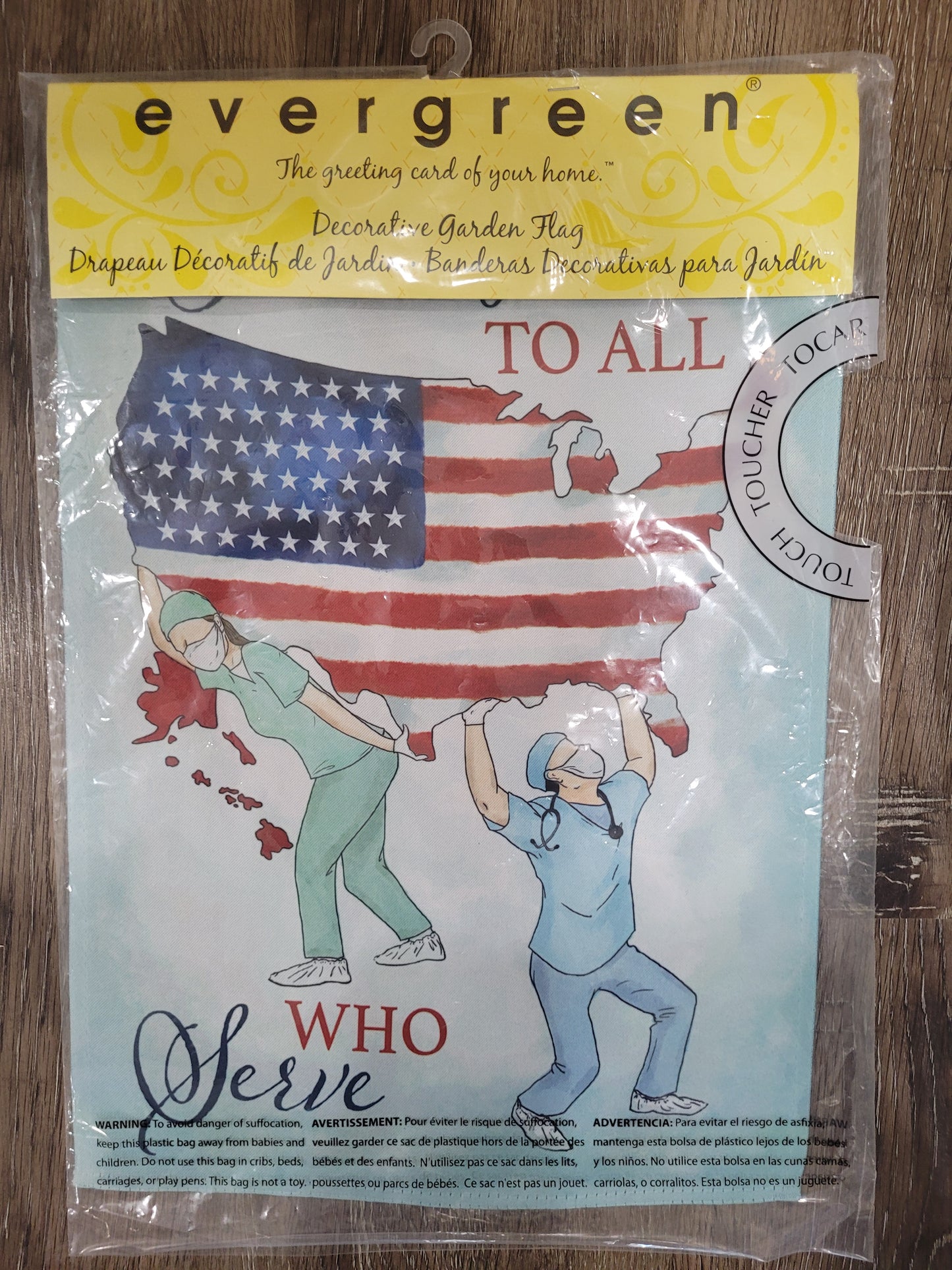 Garden Flag Thanks to All Who Serve