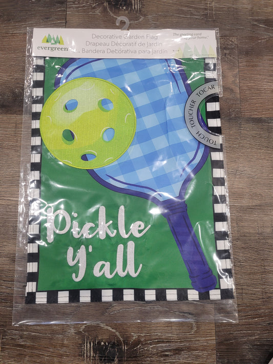 Garden Flag Pickle Yall Applique