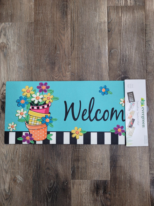 Switch Mat Stacked Spring Flower Pots